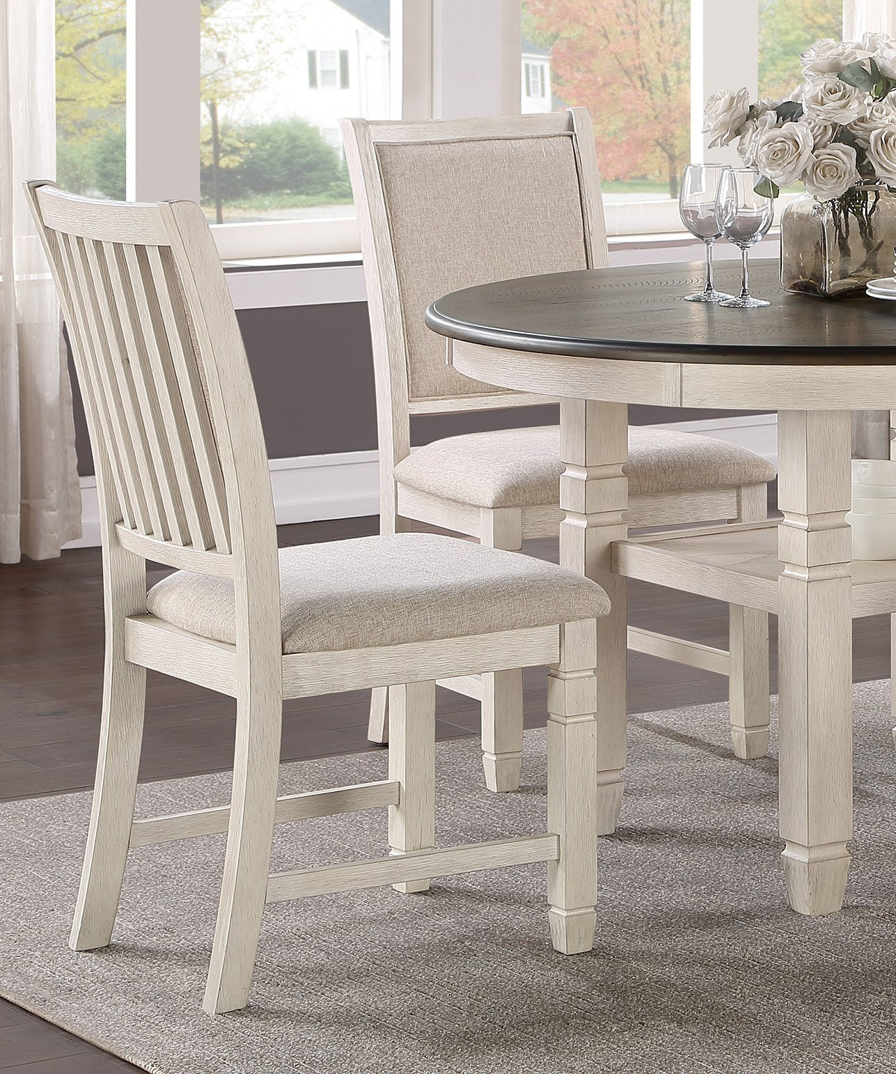 Rex Dining Chair (Set of 2) - Antique White