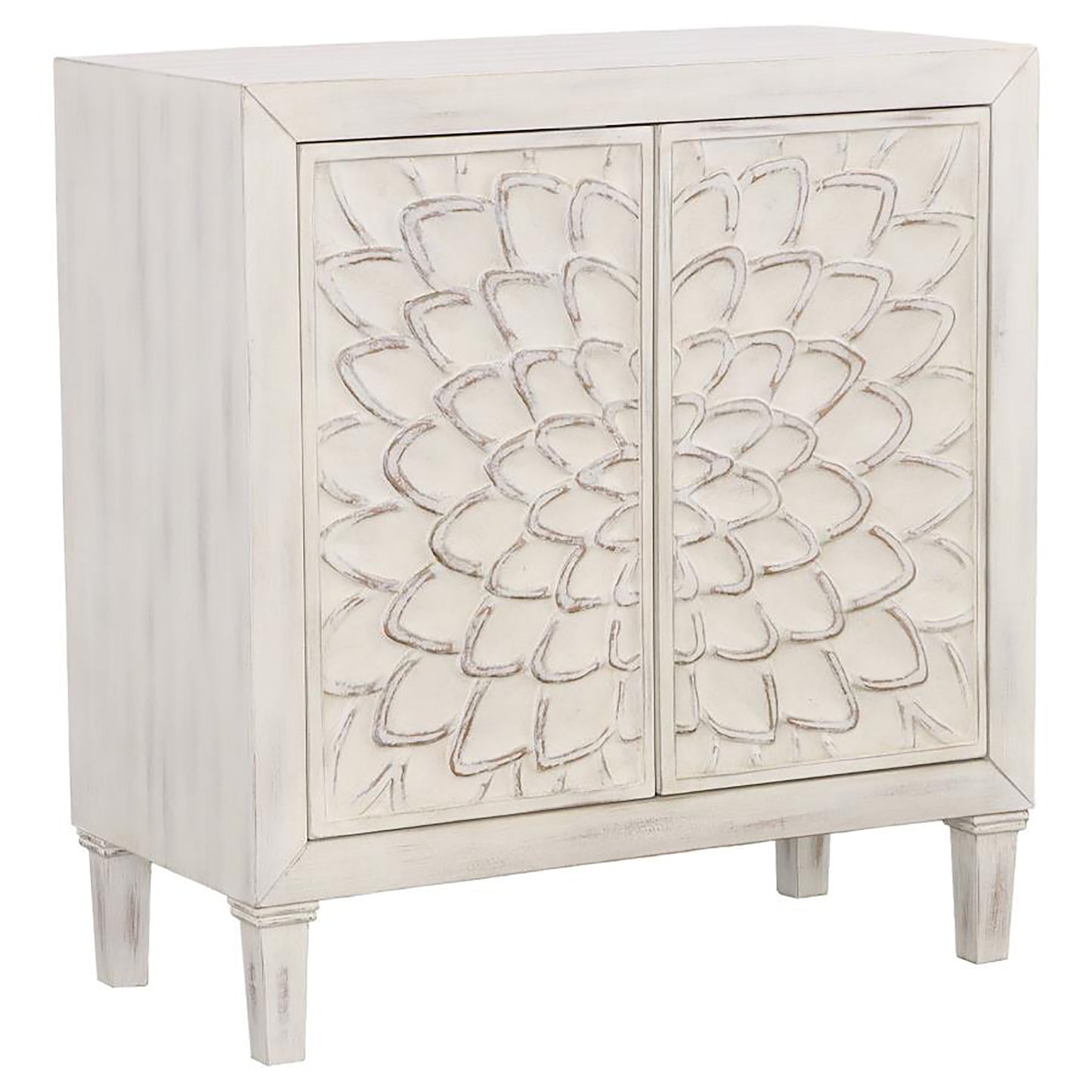 Essie 2-door Accent Cabinet - White