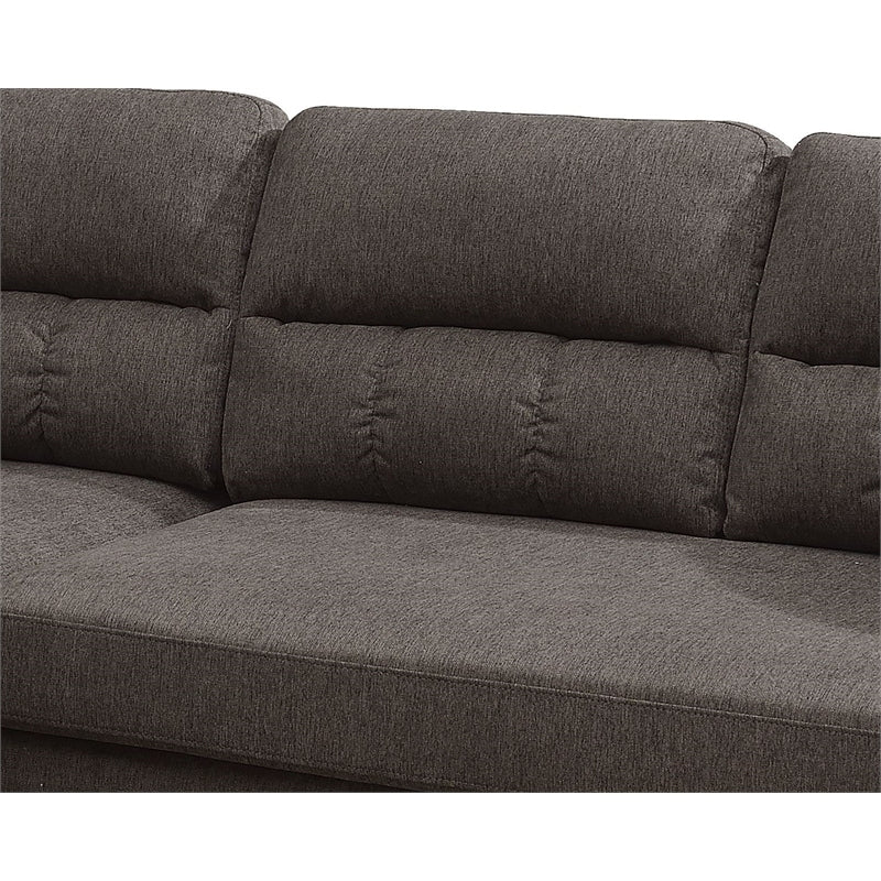 Esme Reversible Sectional Sofa Set  - Tan