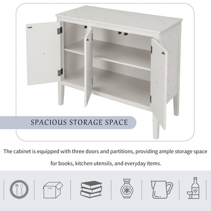 Delena Accent Storage Cabinet - Cream White