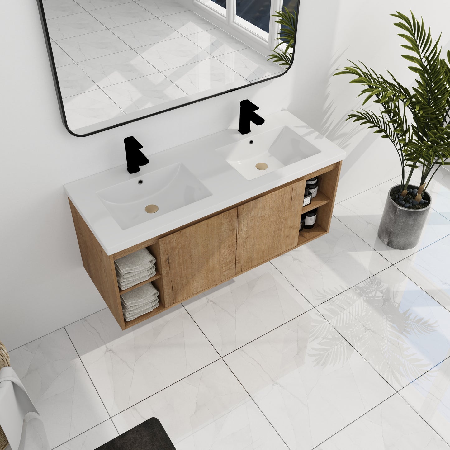 Double Sink Bathroom Vanity