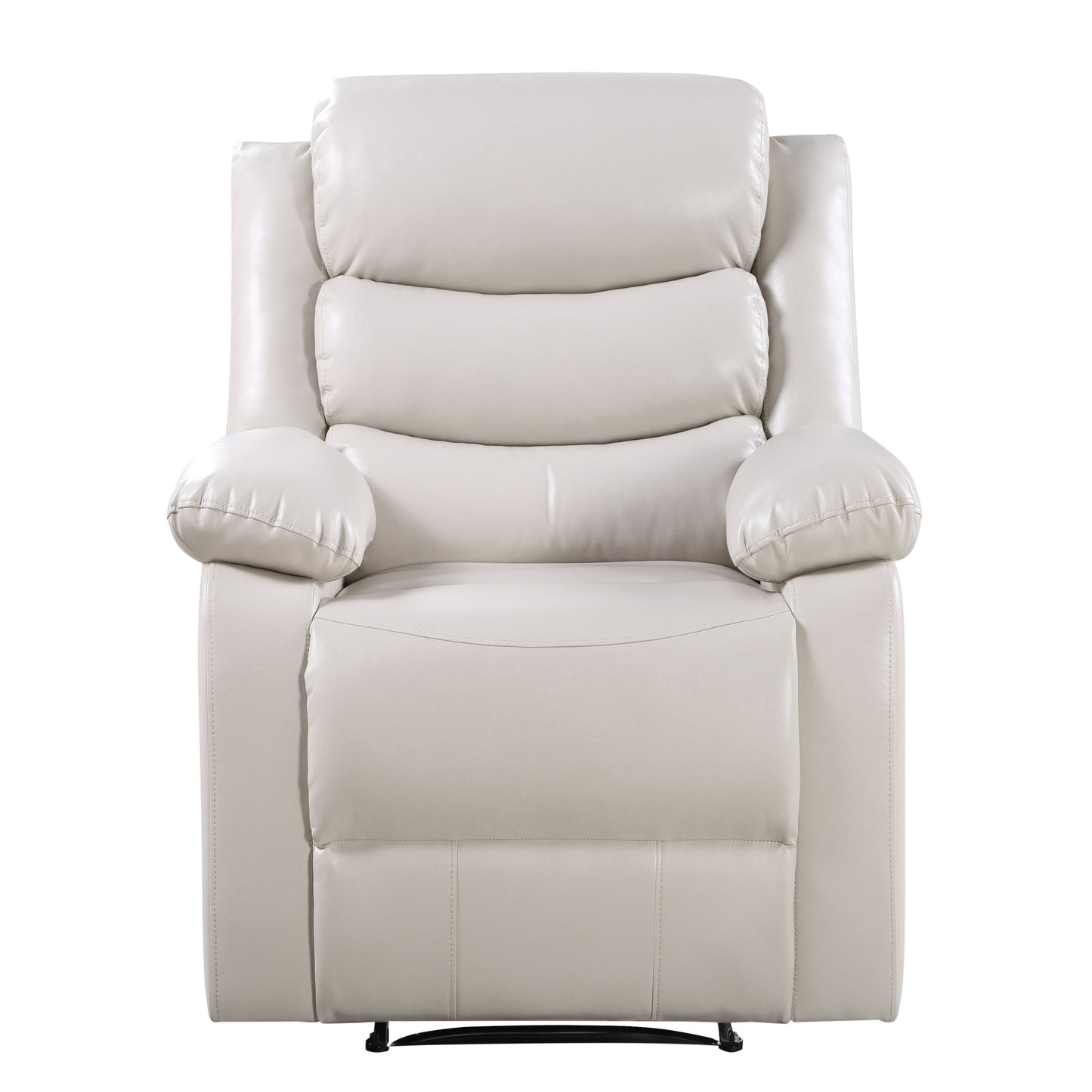 Kingston Power Recliner with Pillow Top Arms - Beige