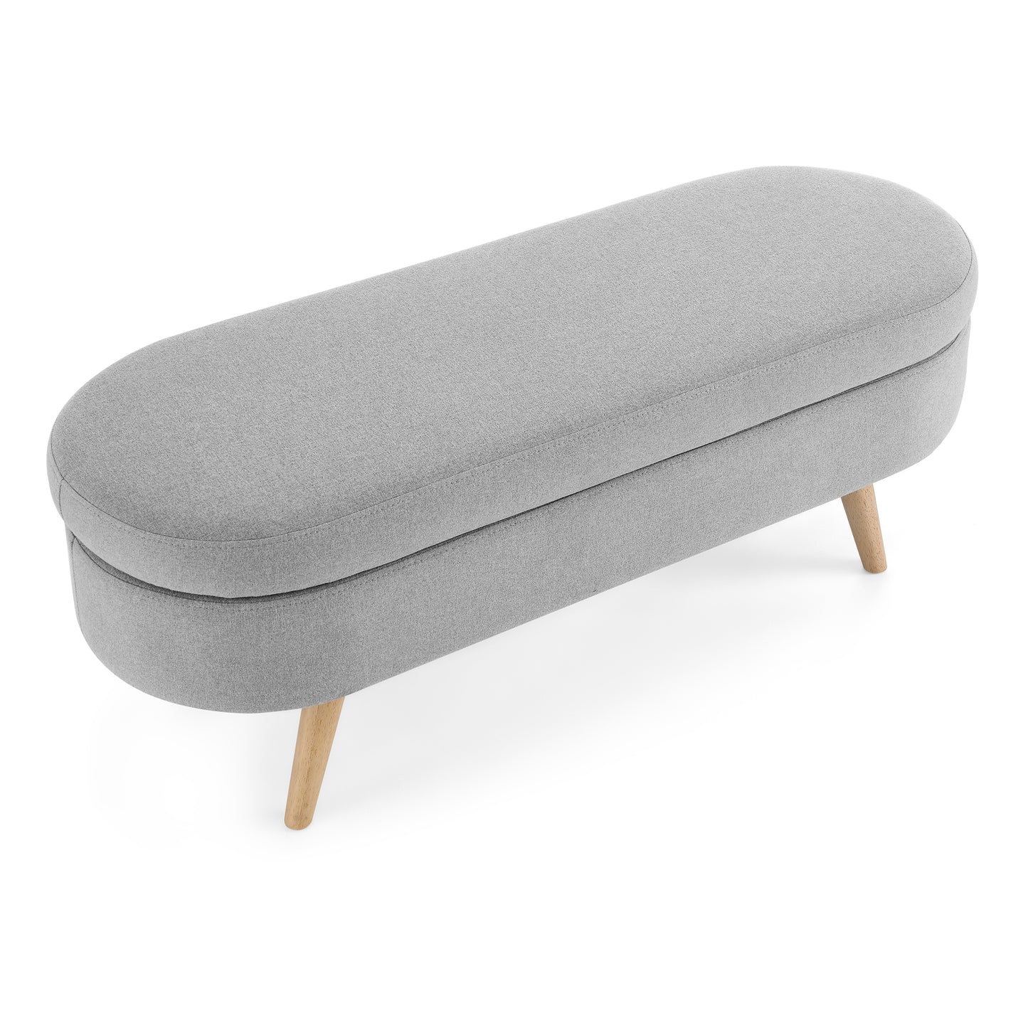 Amari Ottoman Storage Benches - Gray