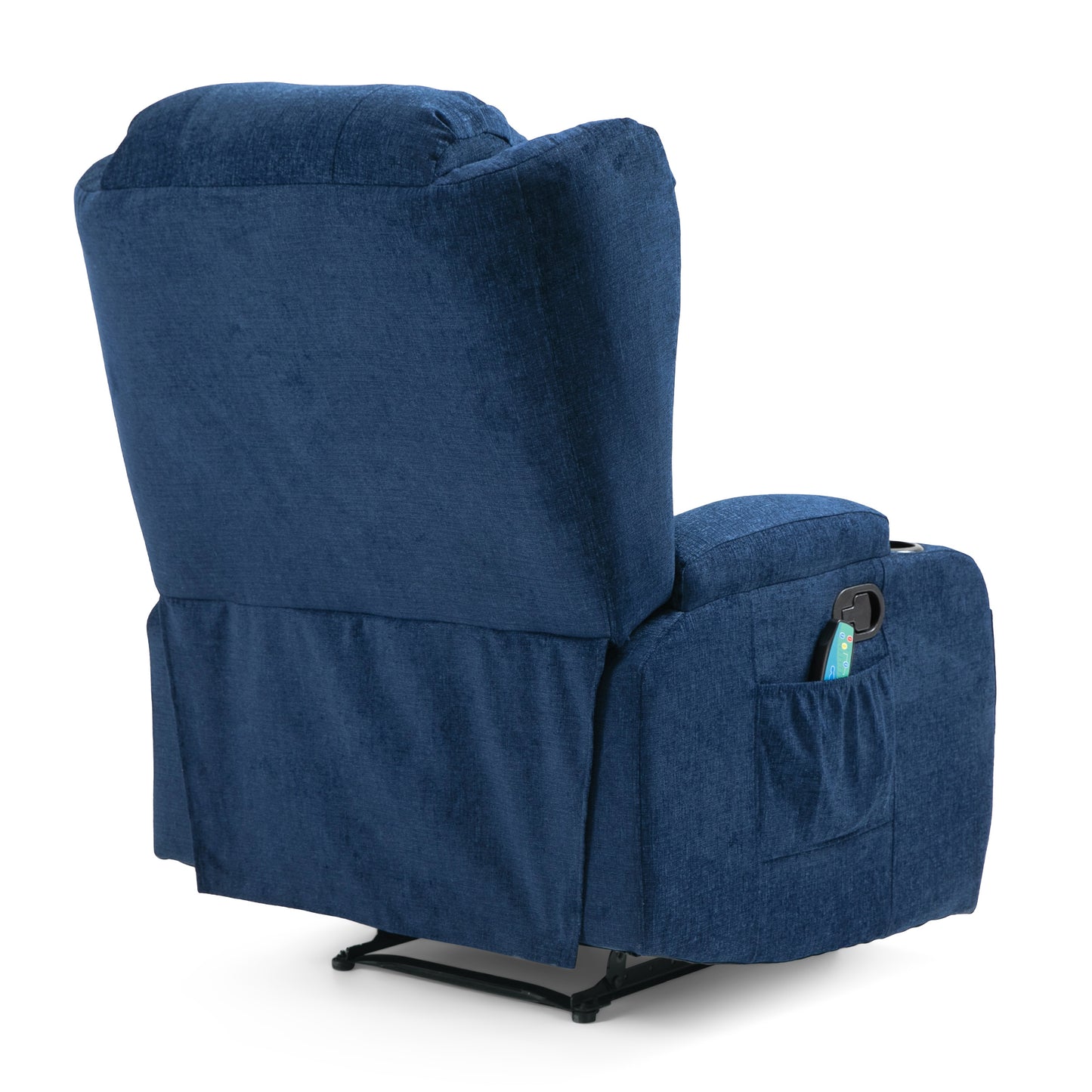 Lola Massage Recliner Chair - Navy Blue