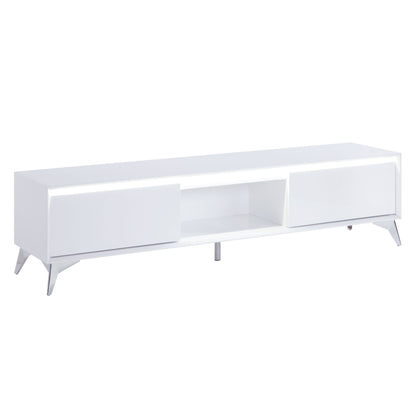 Raceloma TV stand with LED Lights - White