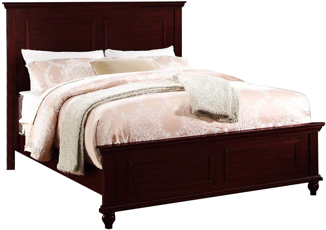 Finn Queen Size Bed - Brown