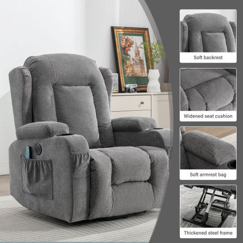 Parsons Power Lift Recliner Chair - Gray