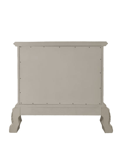 Dresden II Nightstand PU & White