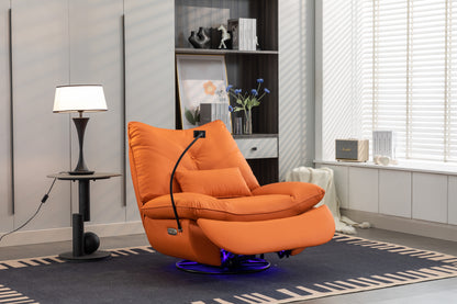 Bravo 270 Swivel Glider Recliner Chair - Orange