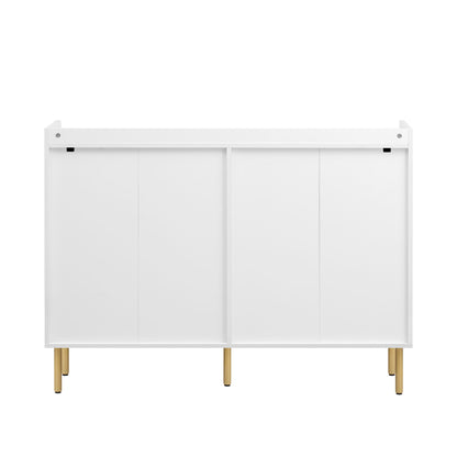 Melo Wooden Storage Cabinet - White