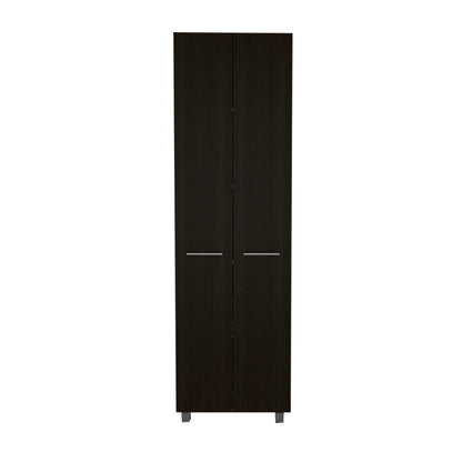 Nalani Rectangle Pantry Cabinet - Black