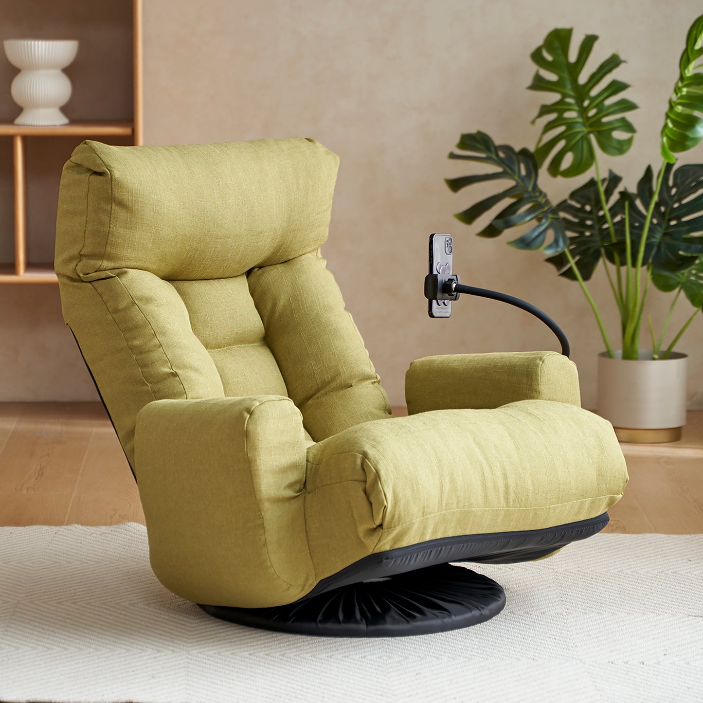 Lawson Adjustable Head and Waist Rotatable Sofa Chair - Green