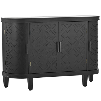 Tamra Sideboard Accent Cabinet - Black