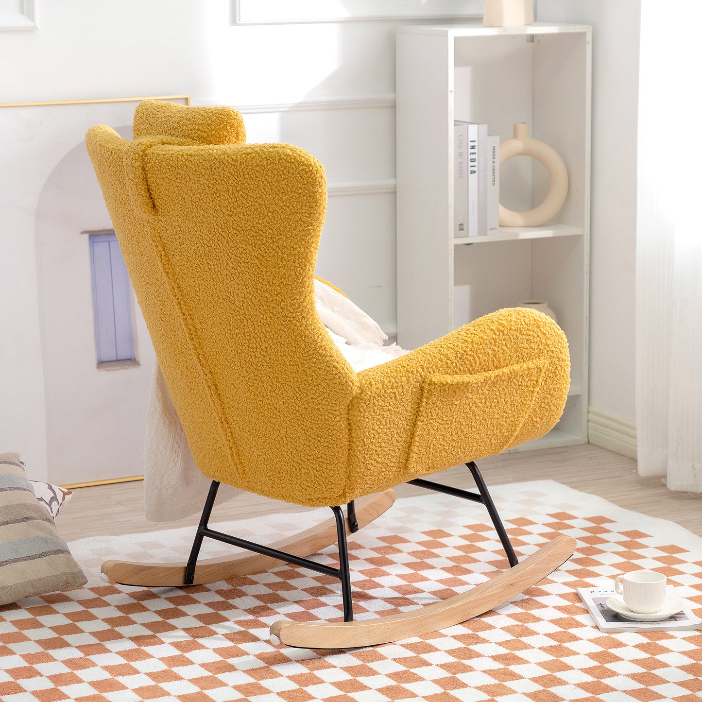 Anton Rocking Chair - Yellow