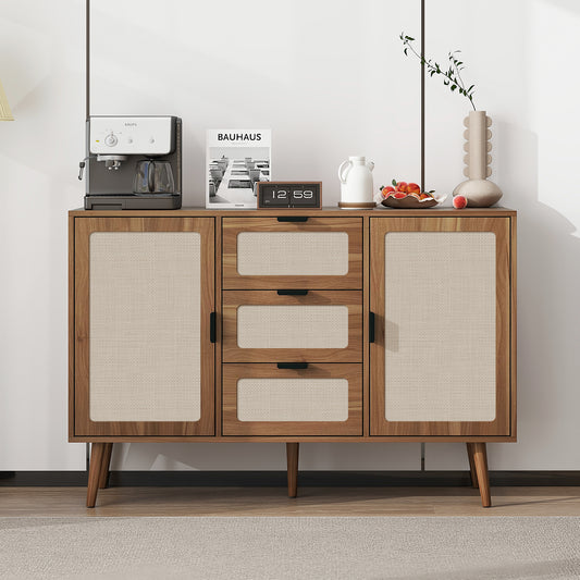 Keith Accent Storage Cabinet - Walnut