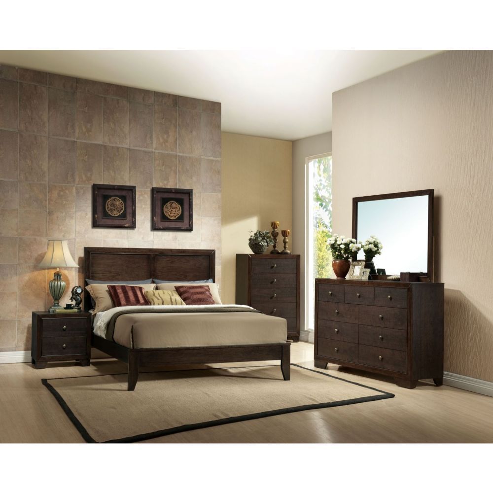 Madison Eastern King Bed - Espresso