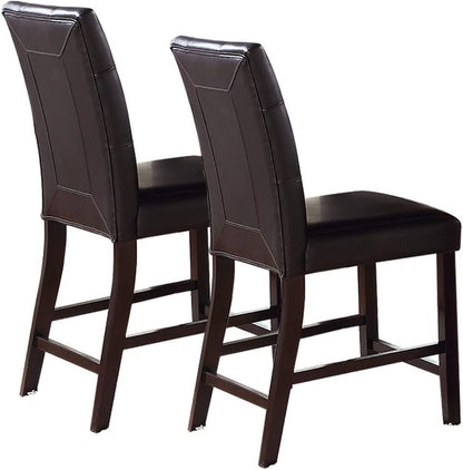 Ada Counter Height Chairs (Set of 2) - Brown