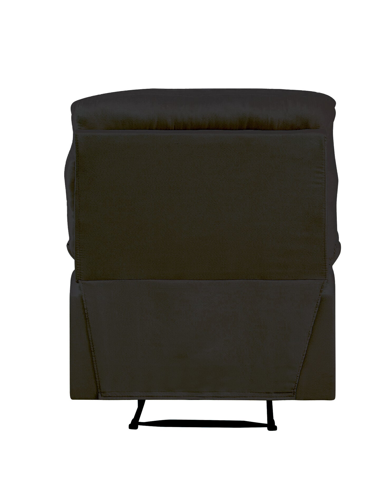 Luciana Recliner with Pillow Top Arm - Black