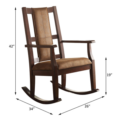 Butsea Rocking Chair - Espresso