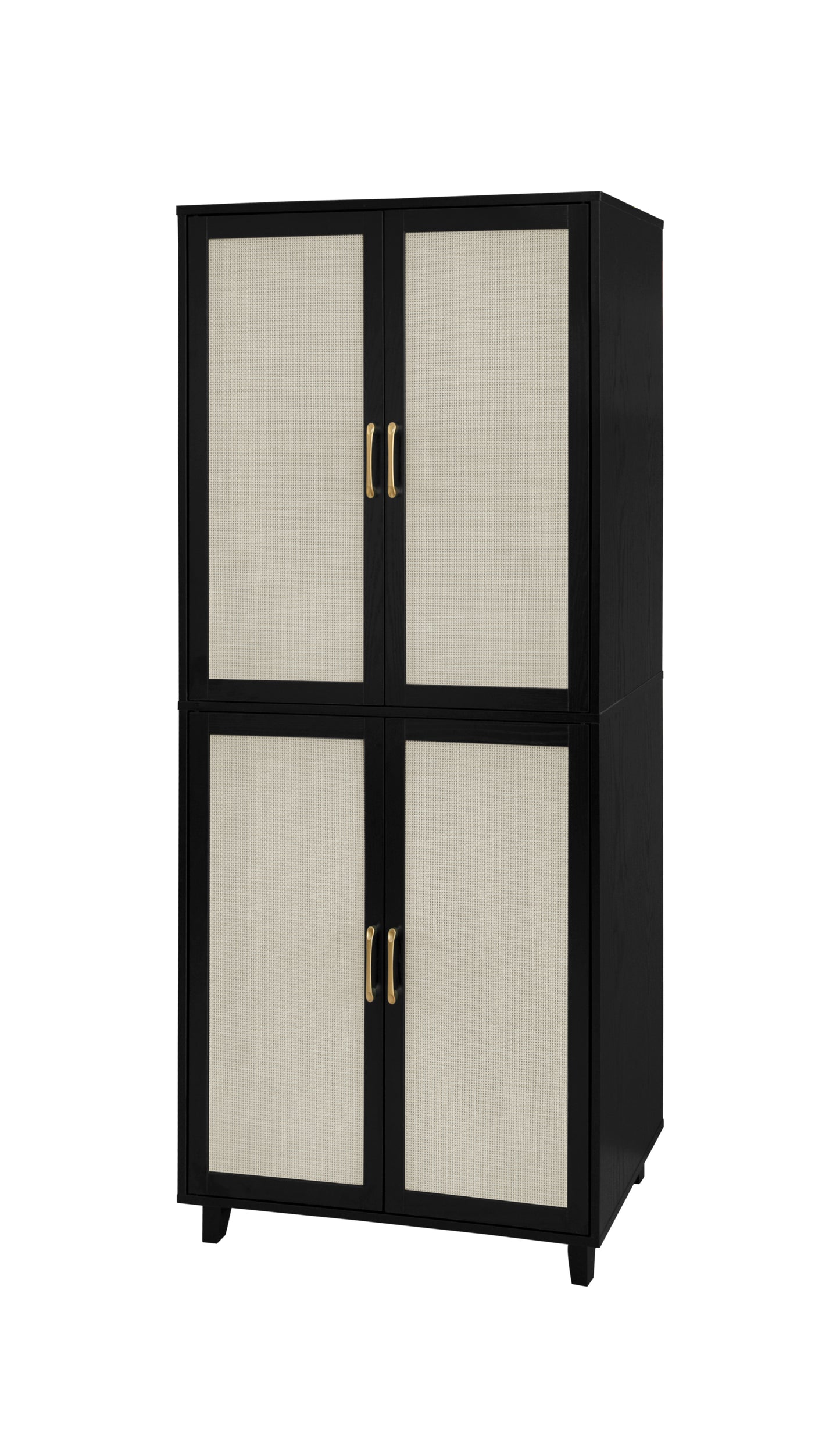 Acuna 4 Door Storage Cabinet - Black