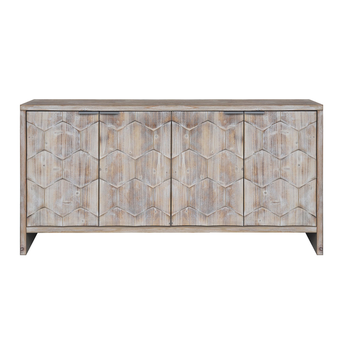 Toni 4 Door Accent Buffet Server Cabinet - Natural