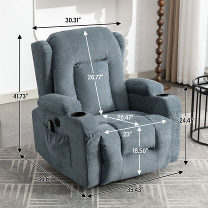 Parsons Power Lift Recliner Chair - Blue