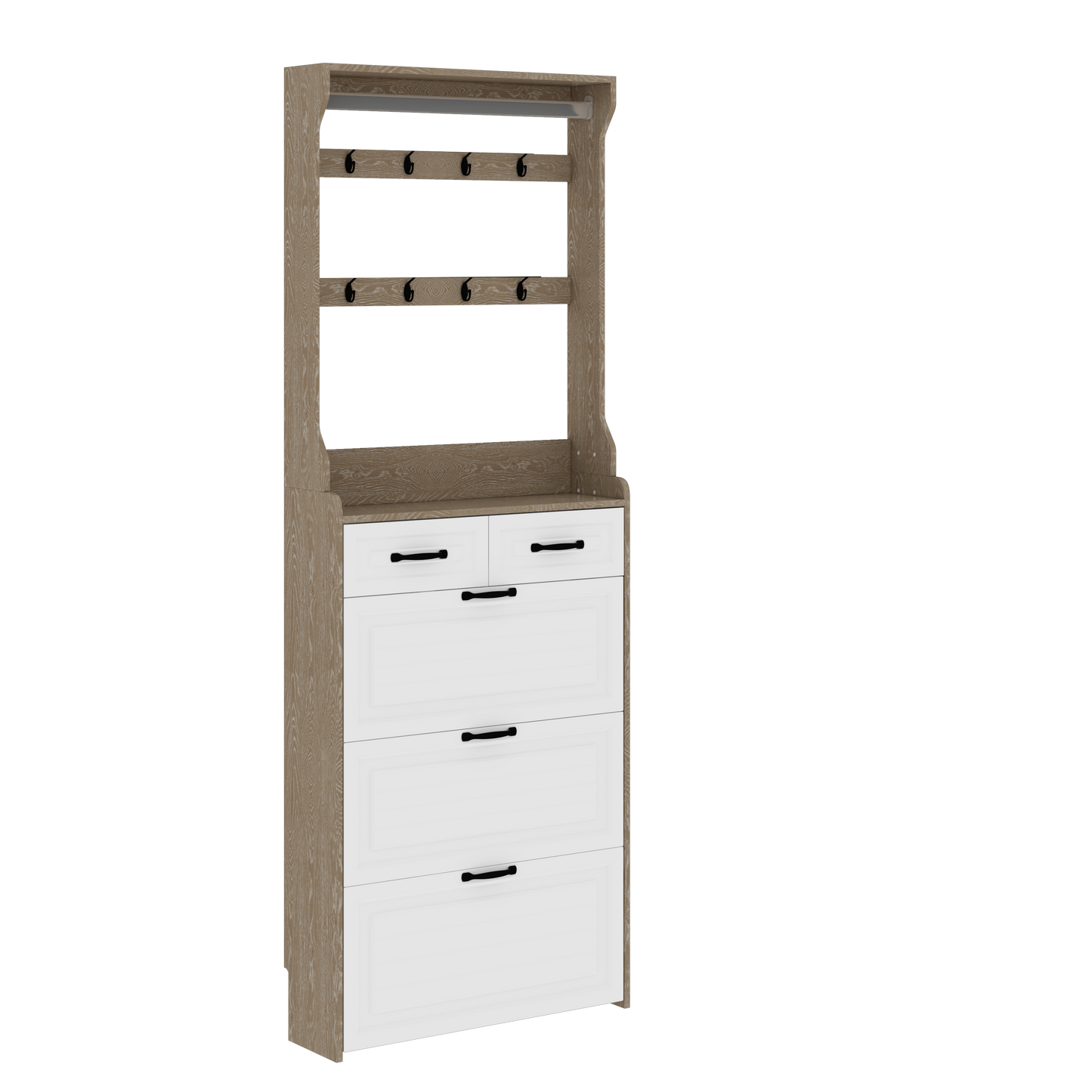 Chelsea Shoe Storage Cabinet - White