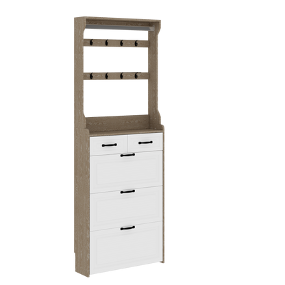 Chelsea Shoe Storage Cabinet - White