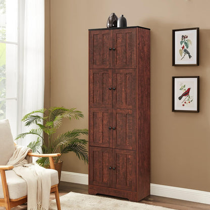 Moore Tall Storage Cabinet - Walnut