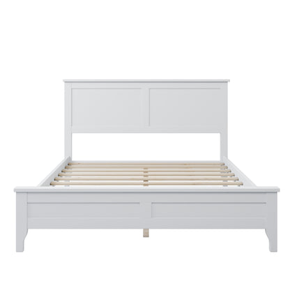 Miller Full Size Platform Bed Frame - White