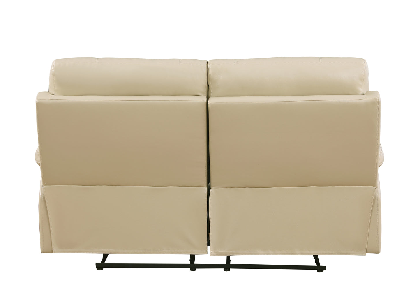 Beck Leather-Air Recliining  Loveseat - Beige