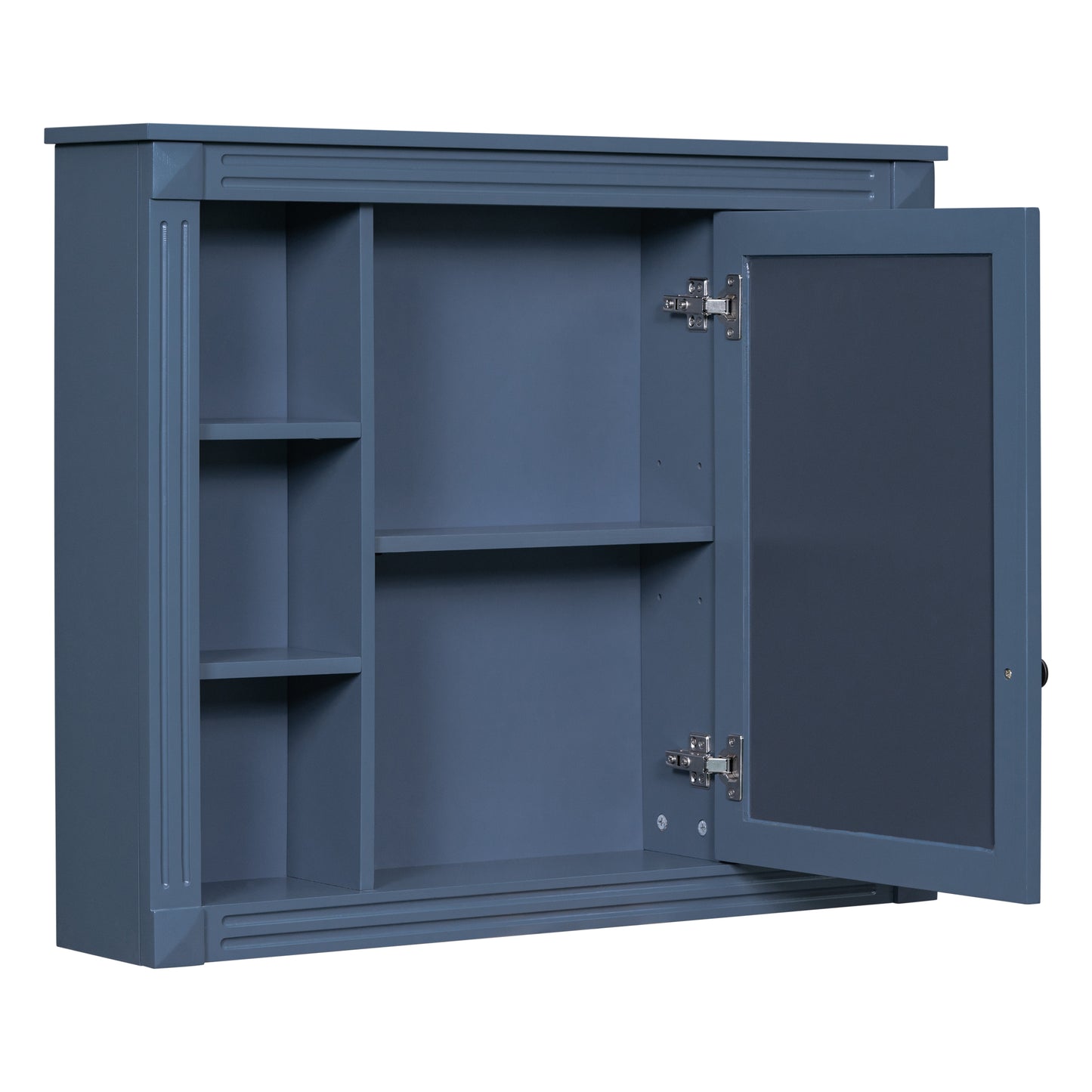 Royal Blue Wall Mounted Bathroom Storage Cabinet