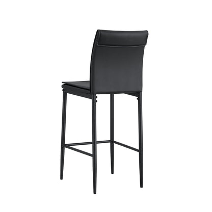 Zen Bar Stool  - Black Set of 2