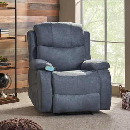 Kramer Massage Recliner Chair - Charcoal