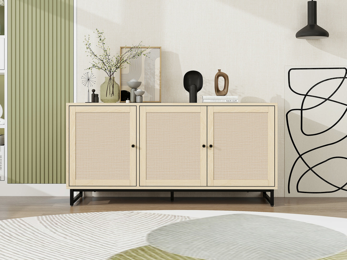 Sanvo Buffet Sideboard Storage Cabinet