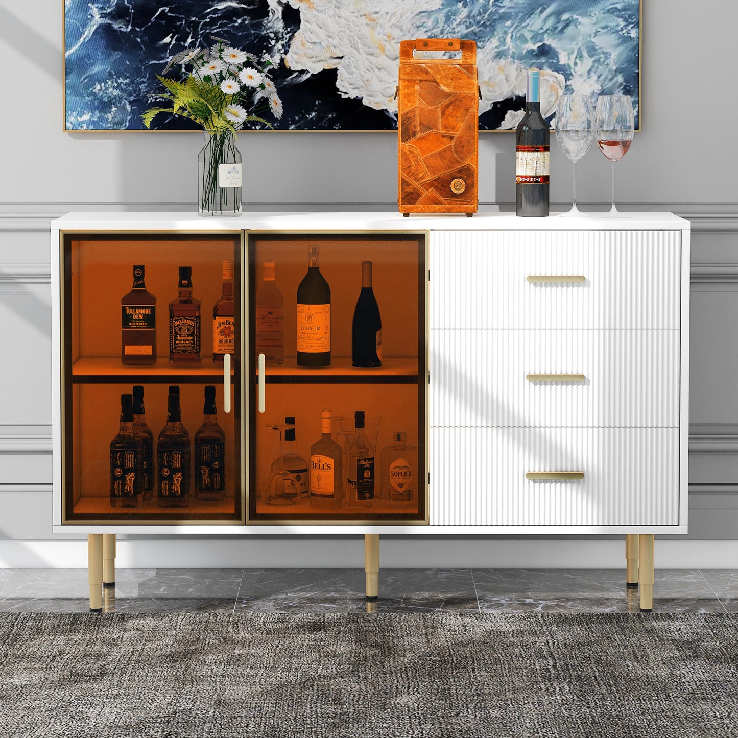 Finch Sideboard Buffet - White