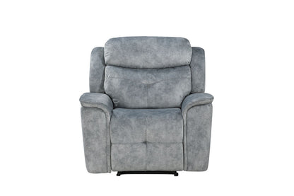 Mariana Fabric Recliner -Silver Gray