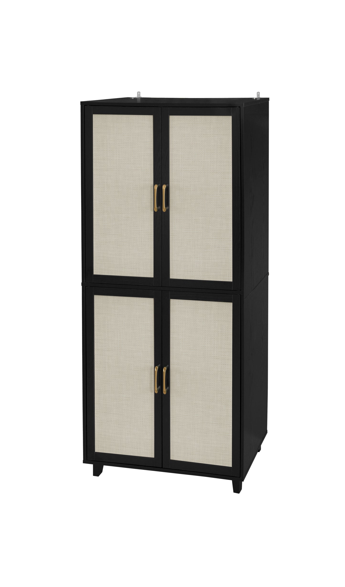 Acuna 4 Door Storage Cabinet - Black