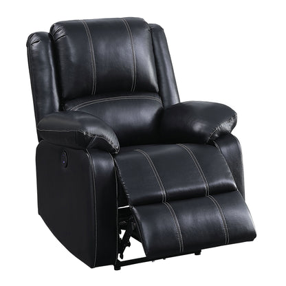 Berkley Power Recliner with USB Port - Black