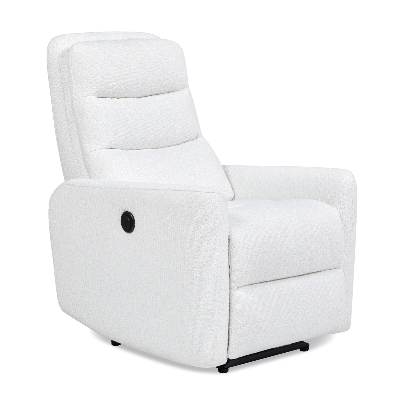 Bloomy High-Back Power Recliner Motion Chair - White