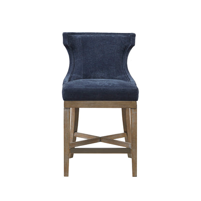 Carson Counter Stool with Swivel Seat - Blue