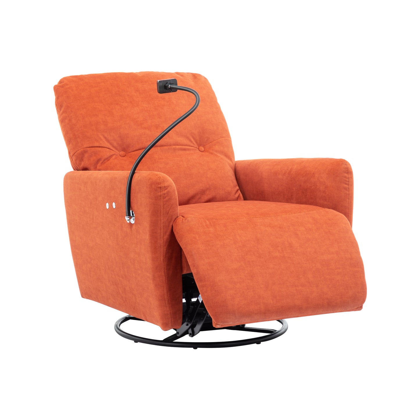 Dax Electric Rocking Motion Recliner - Orange