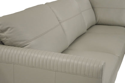 Tampa  Leather-Aire Sectional Sofa - Green