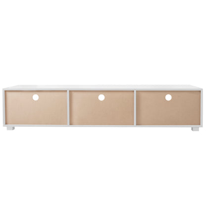 Jared TV Stand Media Console Entertainment Center - White