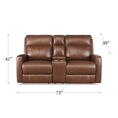 Vienna Power Headrest Zero Gravity Reclining Loveseat