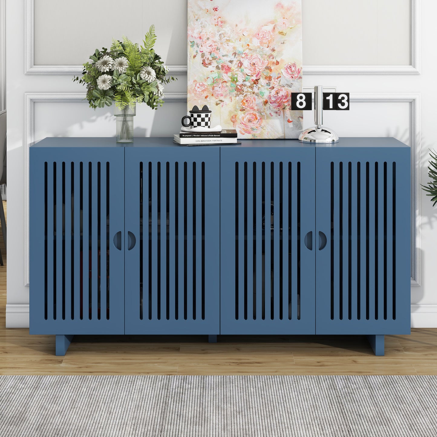 Vio Sideboard Buffet - Navy Blue