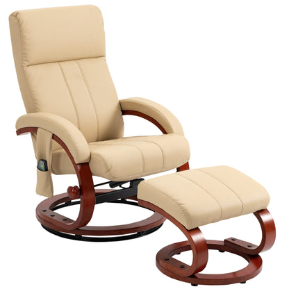 Alana Recliner with 10 Vibration Points and 5 Massage Mode - Beige