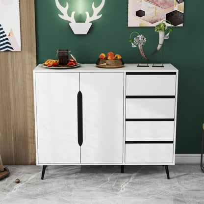 Marie 2 Door Accent Cabinet - White