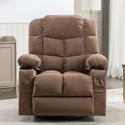 Cruiser Massage Rocker Recliner Chair - Brown