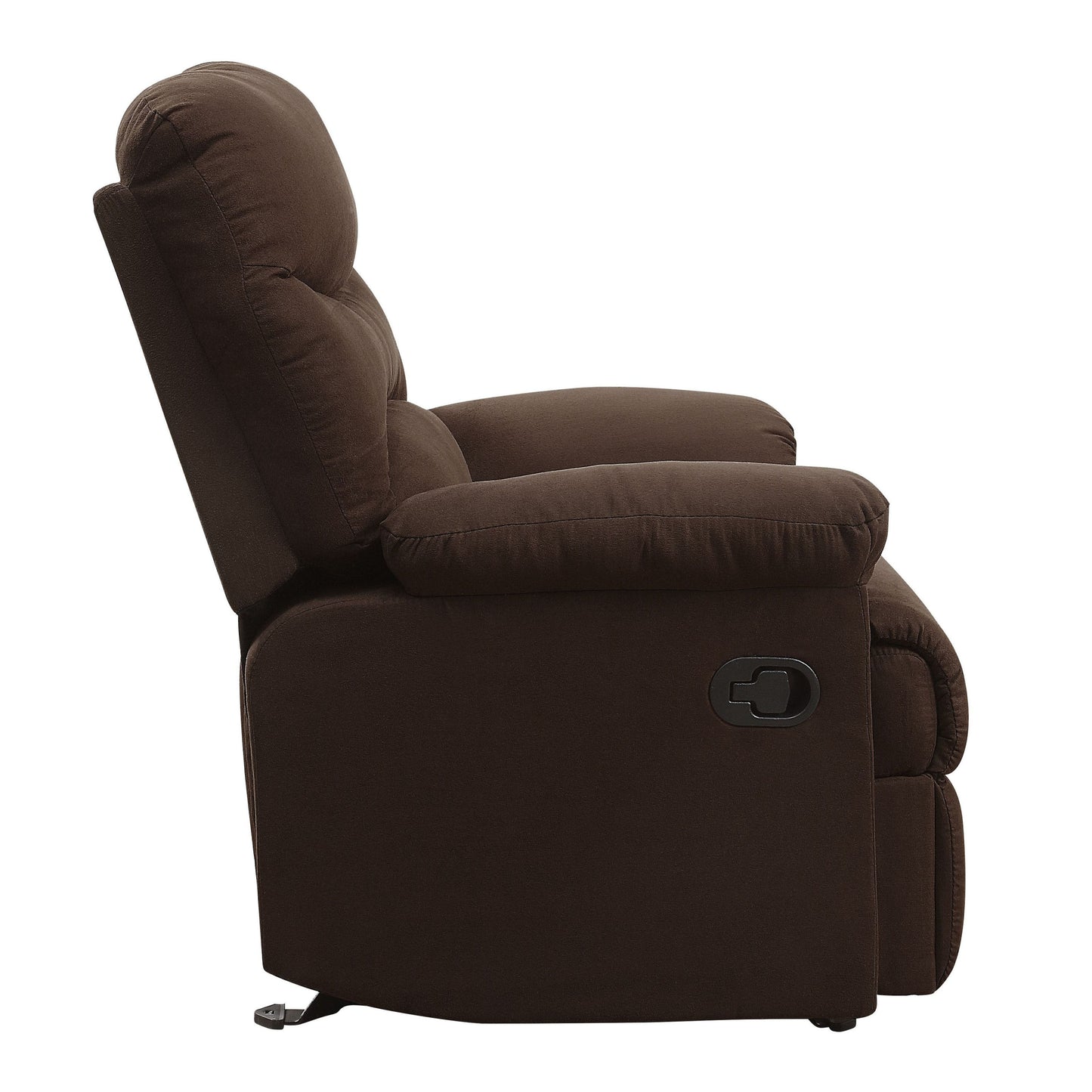 Siena Pillow Top Arms Recliner  - Chocolate